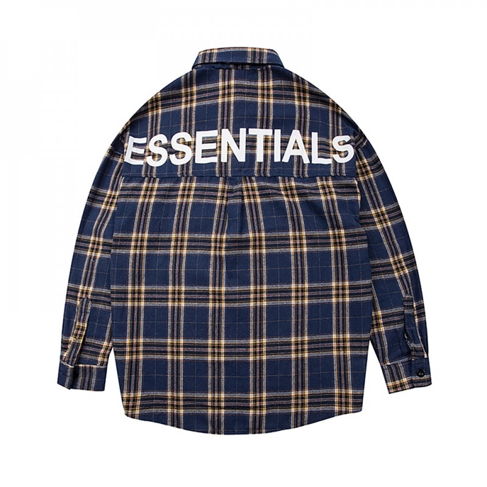 Рубашка Fear Of God "Blue/Begie"