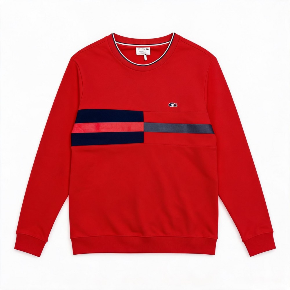  Свитшот Lacoste "Red/Red/White"