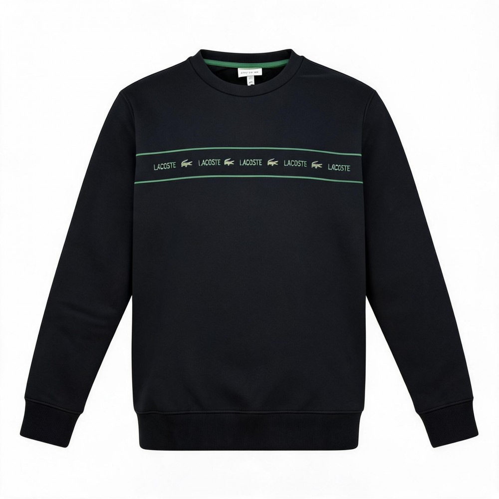 Свитшот Lacoste "Black/Green"