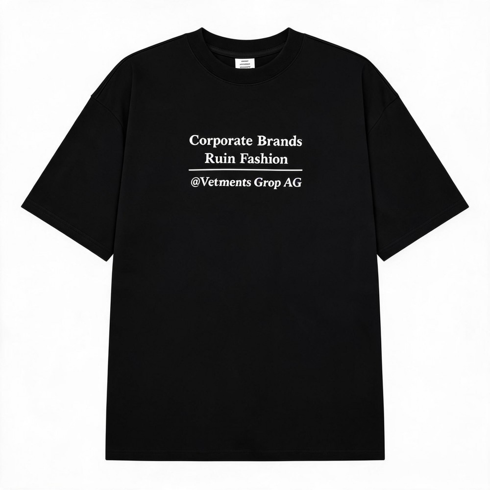Футболка Vetements "Black CBRF"