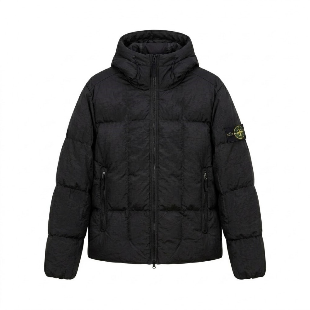 Куртка зимняя Stone Island "Black/Black"