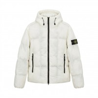 Куртка зимняя Stone Island "White/White"