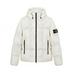Куртка зимняя Stone Island "White/White"