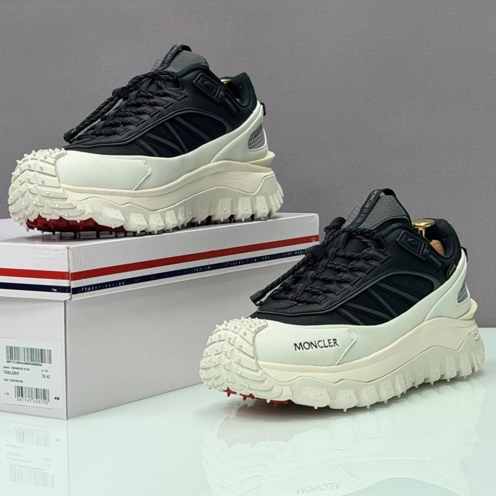 Moncler Trailgrip Gore Tex "Black/White"