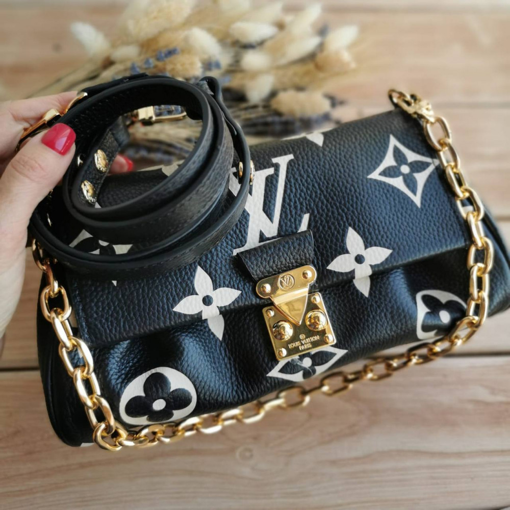 Сумка Louis Vuitton Favorite "Black/Beige"