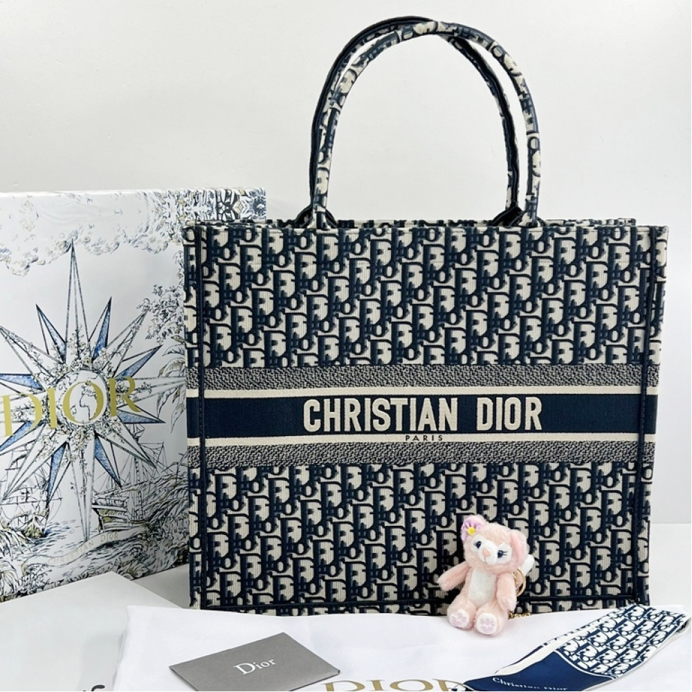 Сумка Christian Dior Book Tote "Dark Blue"