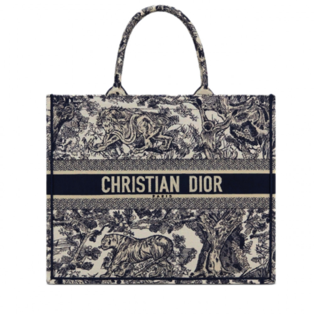 Сумка Christian Dior Book Tote "Ecru and Blue Toile"