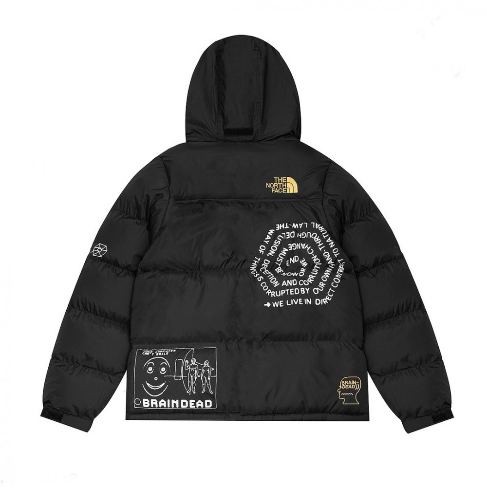 Куртка зимняя The North Face x Brain Dead "Black"