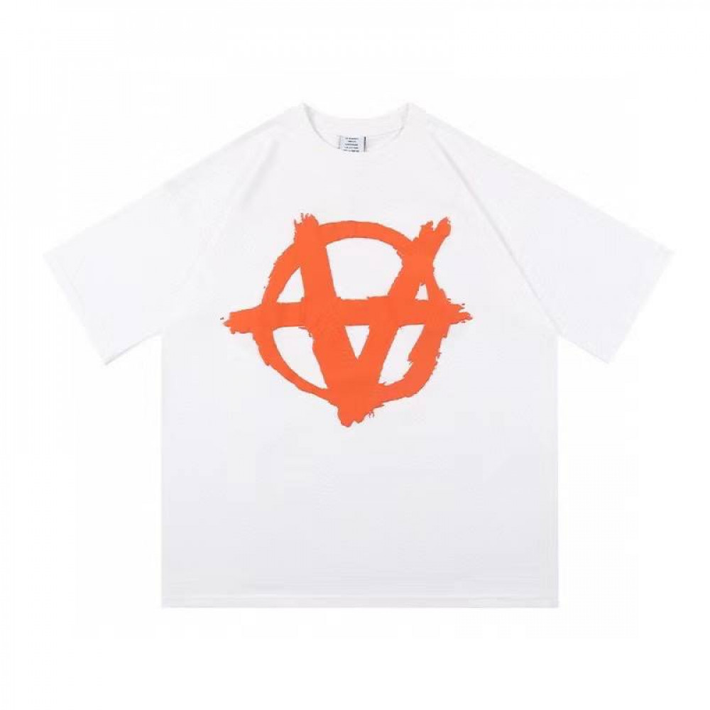 Футболка Vetements "White/Orange"