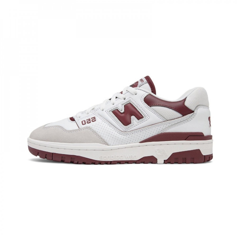 NB 550 "White/Burgundy" NB 550 "White/Burgundy"