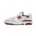 NB 550 "White/Burgundy" NB 550 "White/Burgundy"