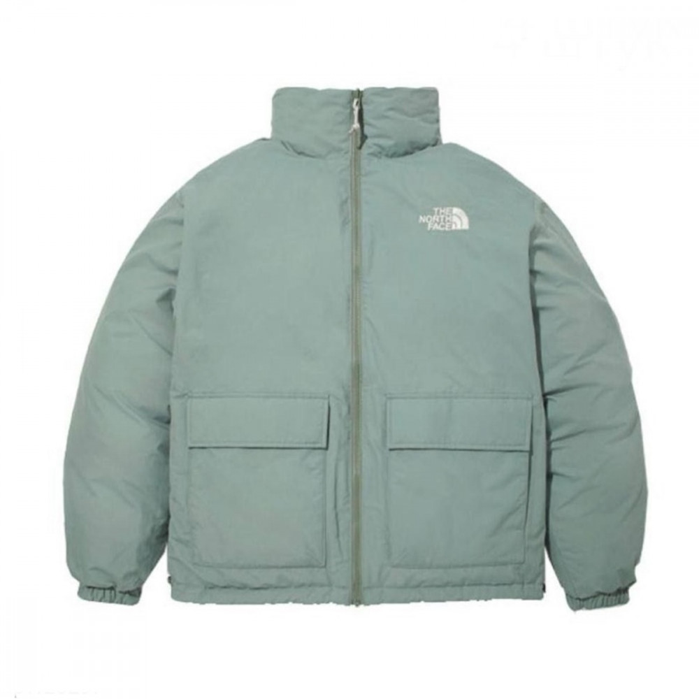 Куртка двухсторонняя The North Face "White/Grey"