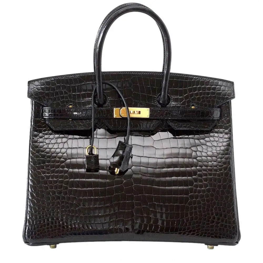 Сумка Hermes Crocodile "Black"