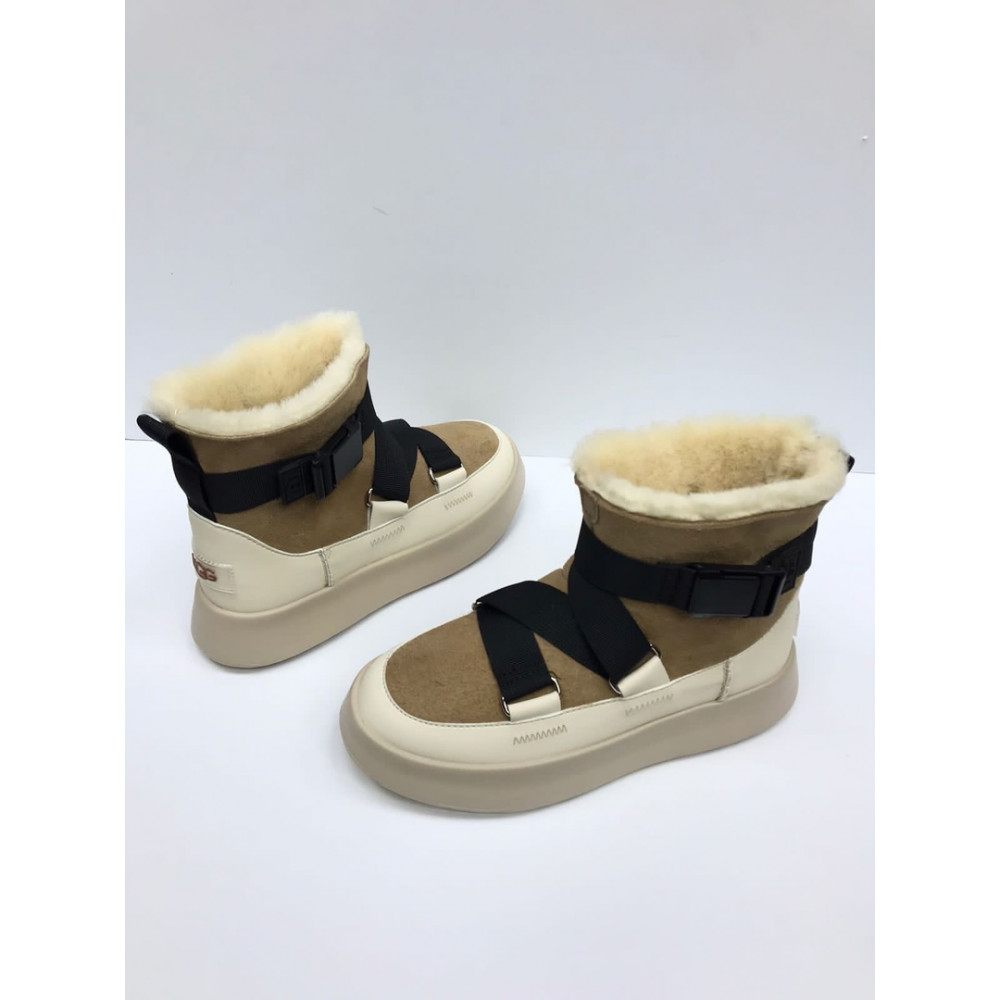 Угги Ugg Classic Boom Buckle "Rust/Wite"