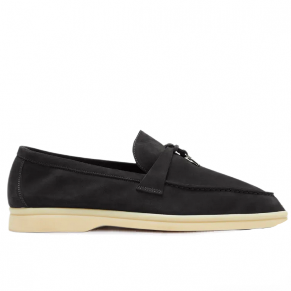 Лоферы Loro Piana Summer Charms Walk "Black"
