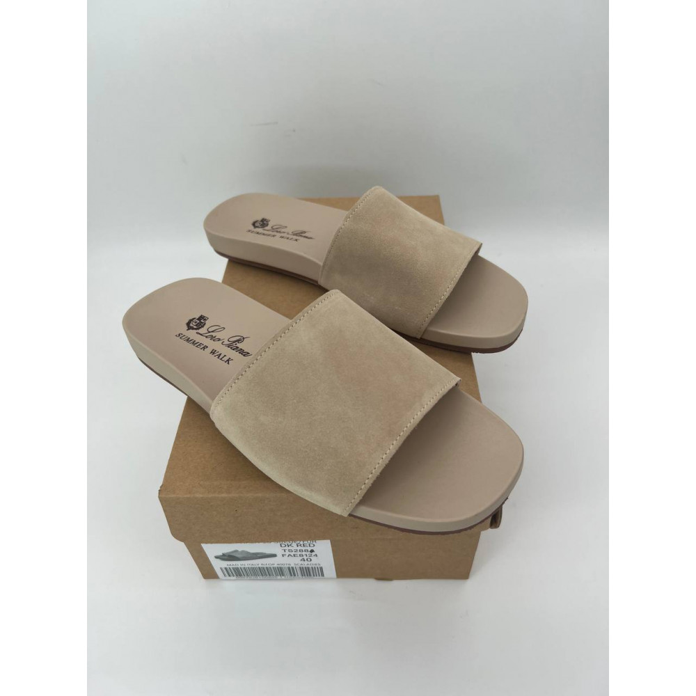 Шлёпанцы Loro Piana Sea-Slide "Beige" Шлёпанцы Loro Piana Sea-Slide "Beige"
