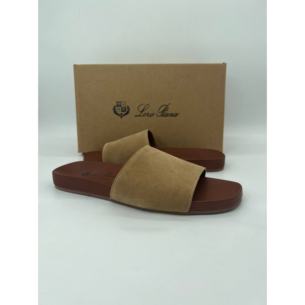 Шлёпанцы Loro Piana Sea-Slide "Brown" Шлёпанцы Loro Piana Sea-Slide "Brown"