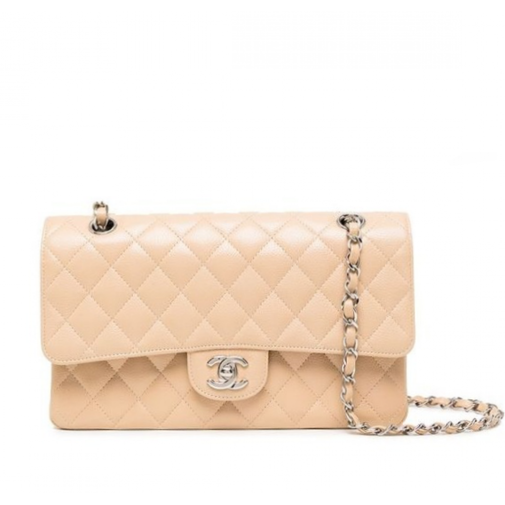 Сумка Chanel Classic "Beige/Silver"