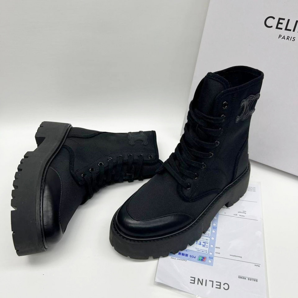 Ботинки Celine Bulky Laced Up Boot "Black" Ботинки Celine Bulky Laced Up Boot "Black"