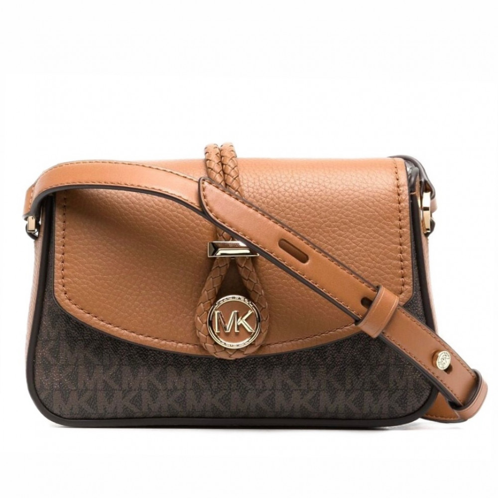 Сумка Michael Kors Lea "Brown Logo"