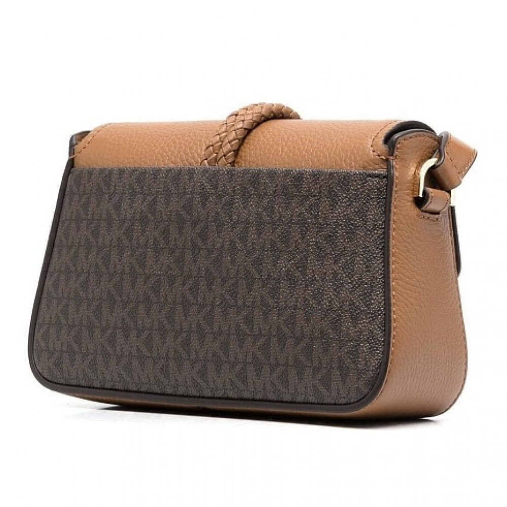 Сумка Michael Kors Lea "Brown Logo"