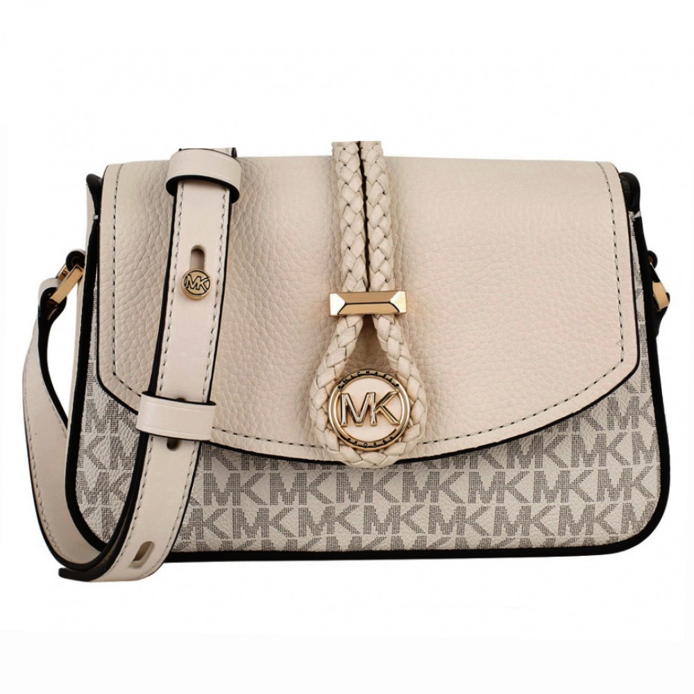 Сумка Michael Kors Lea "Beige Logo"