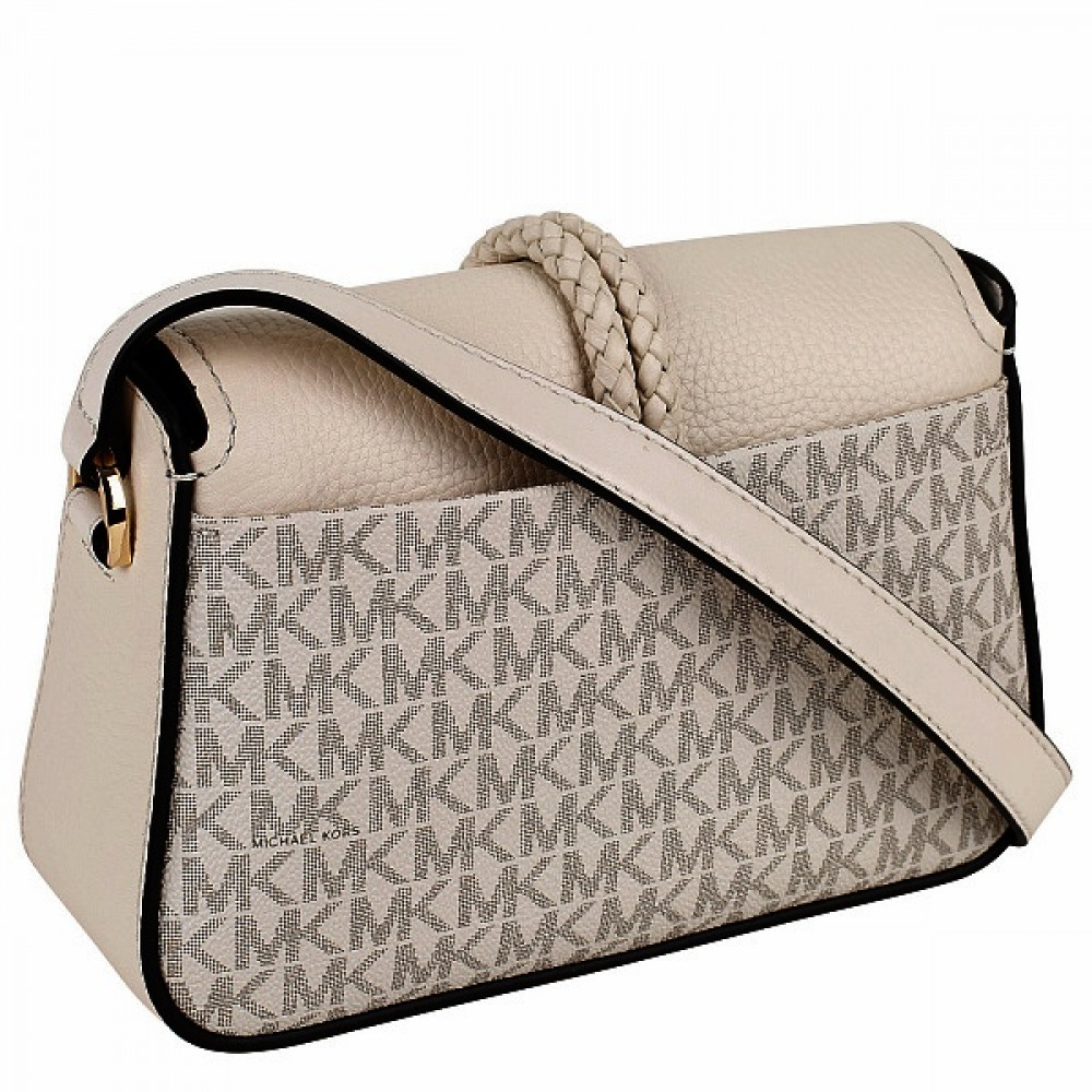 Сумка Michael Kors Lea "Beige Logo"