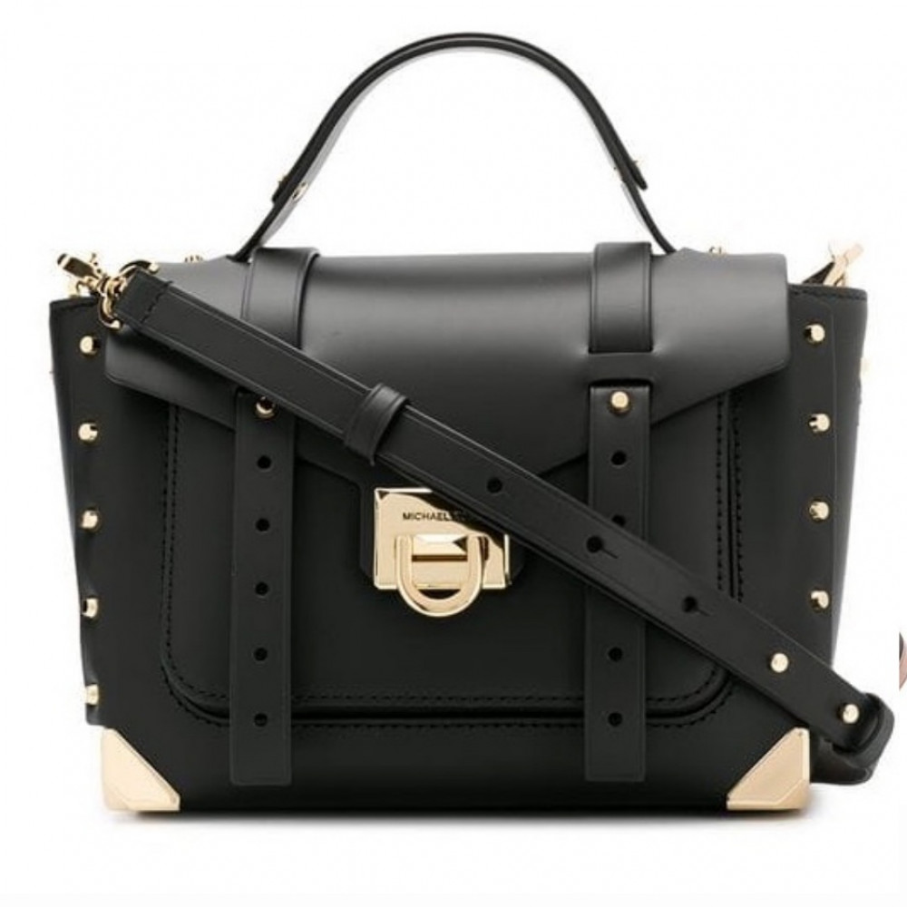 Сумка Michael Kors Manhattan "Black/Gold"