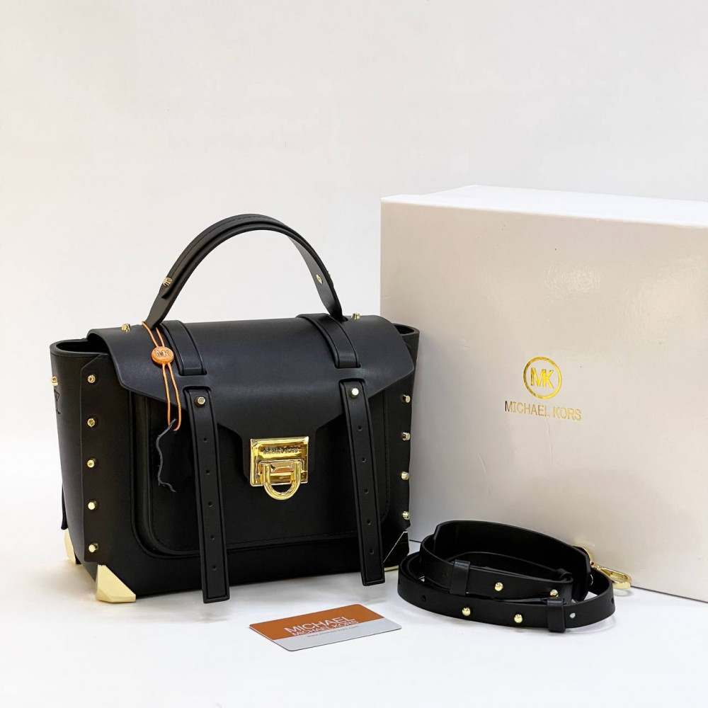 Сумка Michael Kors Manhattan "Black/Gold"