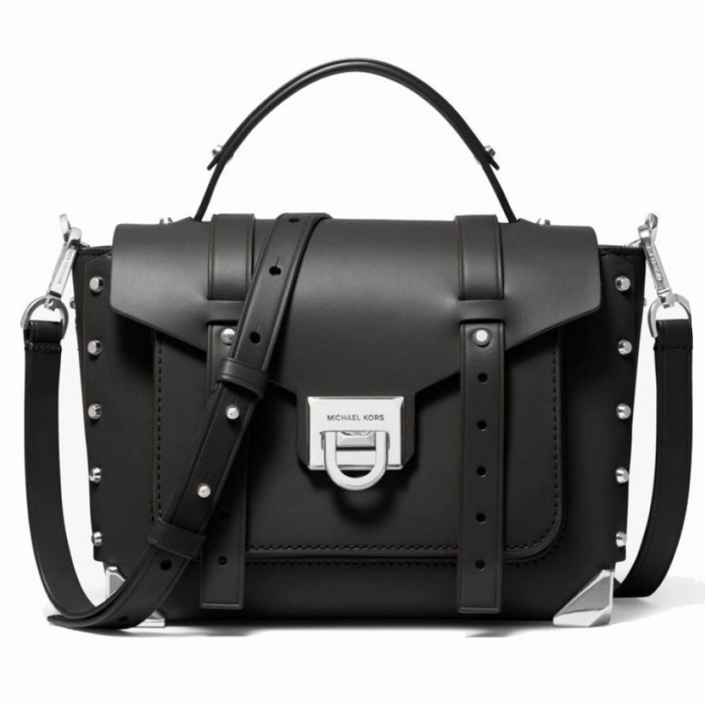 Сумка Michael Kors Manhattan "Black/Silver"