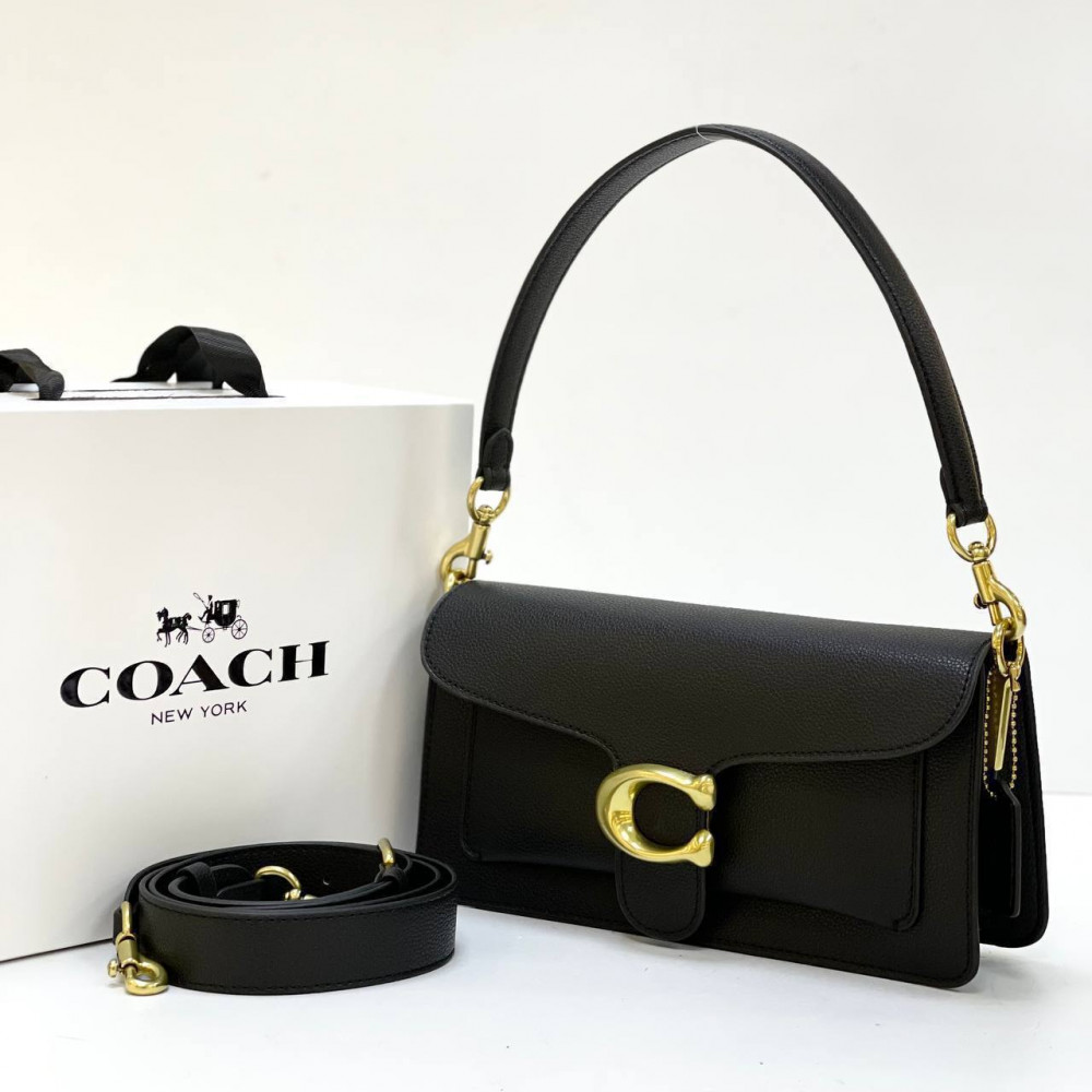 Сумка Coach Tabby "Black/Gold"