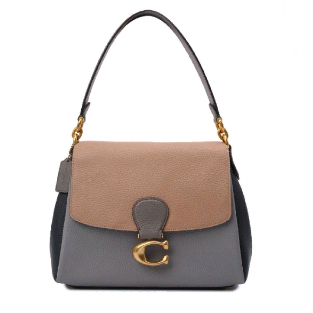 Сумка Coach May "Beige/Blue"