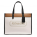 Сумка- Тоун Coach Field  "White/Brown/Black"