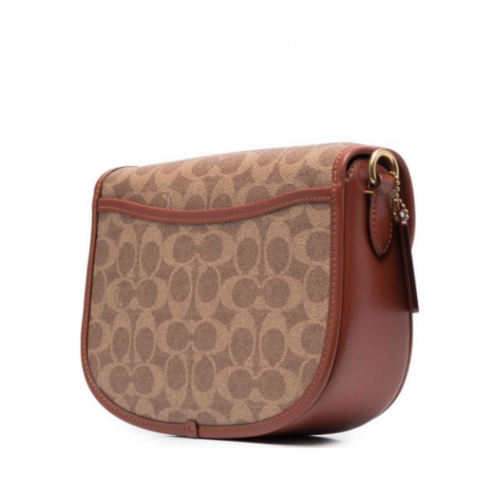 Сумка Coach Logo-print tote "Brown"