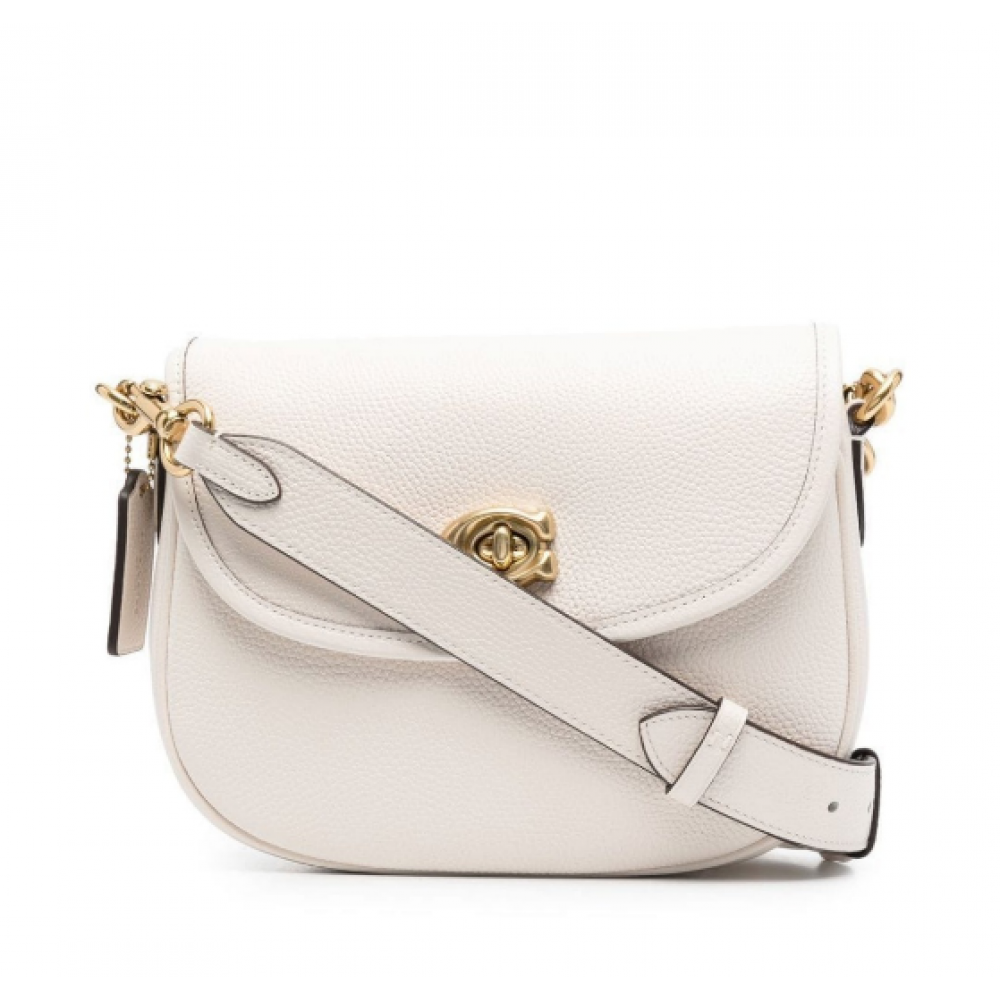 Сумка Coach Logo-print tote "White"