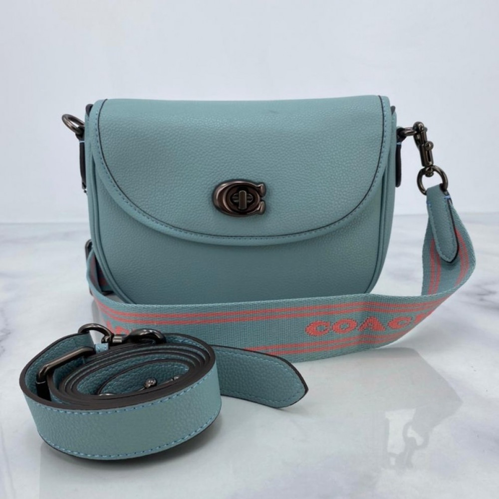 Сумка Coach Logo-print tote "Blue"