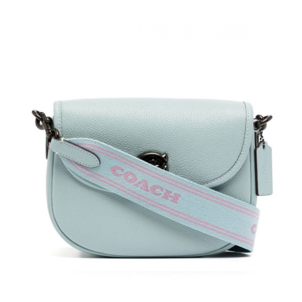 Сумка Coach Logo-print tote "Blue"
