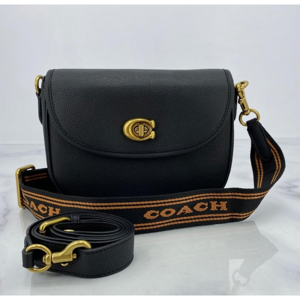 Сумка Coach Logo-print tote "Black"