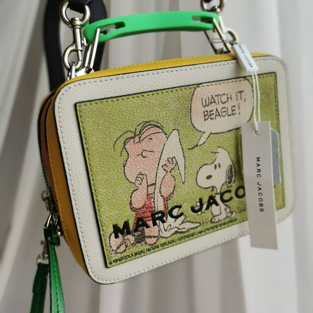 Сумка Marc Jacobs The Box Peanuts "Beige "