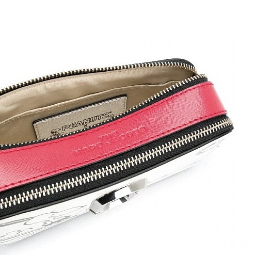 Сумка Marc Jacobs Snapshot Snoopy Peanuts "White"