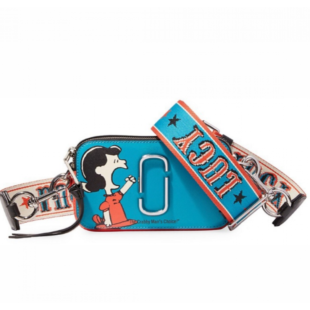Сумка Marc Jacobs Snapshot Snoopy Peanuts  "Blue"