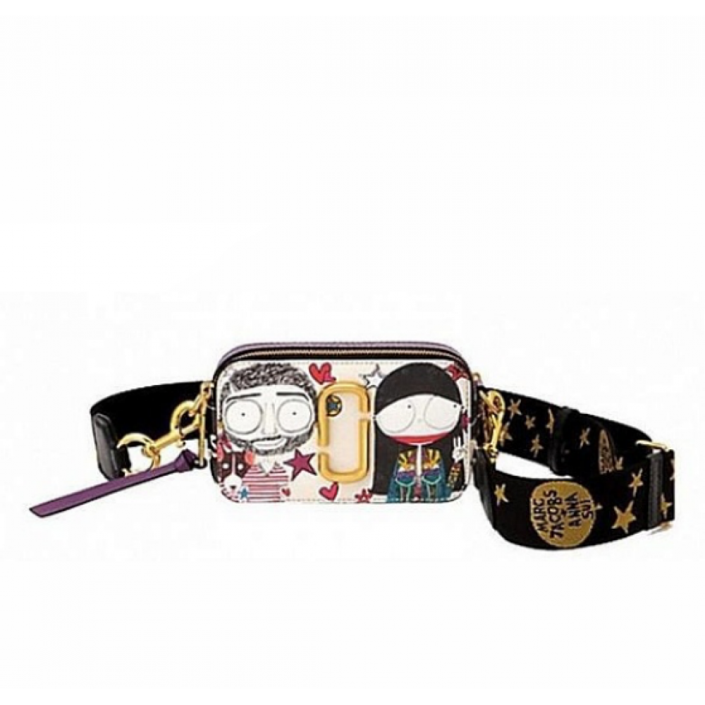 Сумка Marc Jacobs X Anna Sui Snapshot "White"
