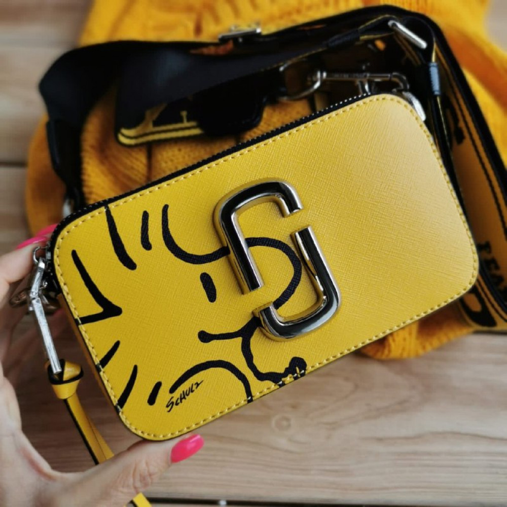 Сумка Marc Jacobs Snapshot Snoopy Peanuts  "Yellow"