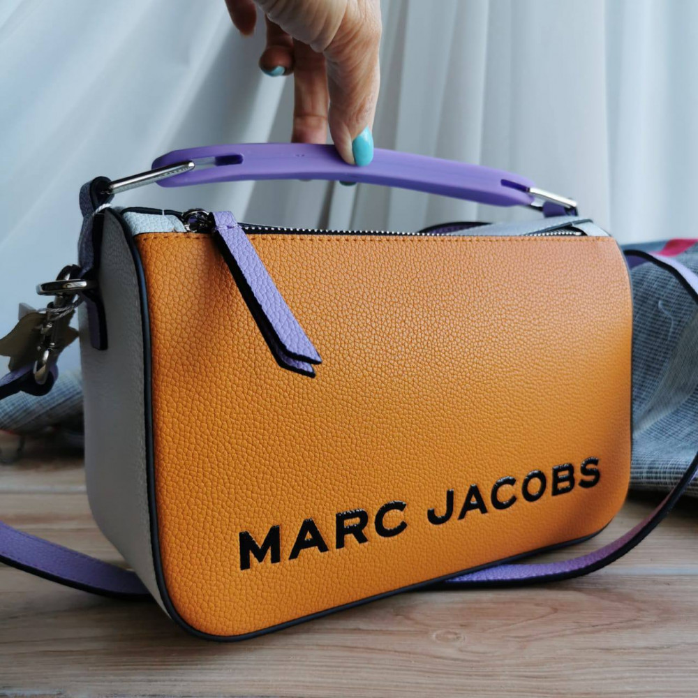 Сумка Marc Jacobs The Box "Orange/Purple"