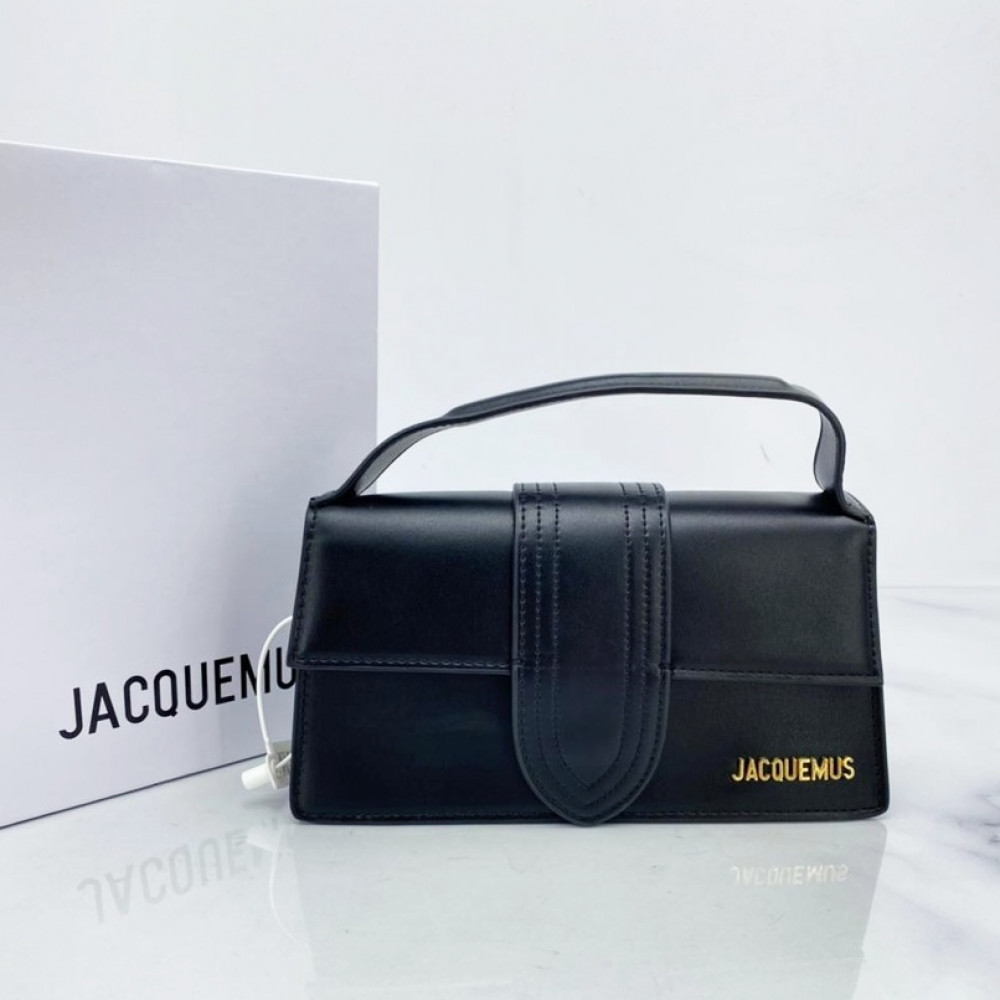 Сумка  Jacquemus Le Bambino leather tote bag "Black"