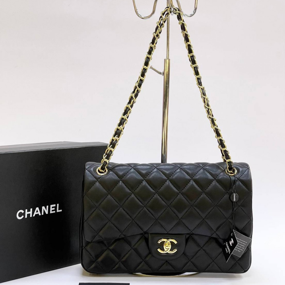 Сумка Chanel Classic "Black/Gold"