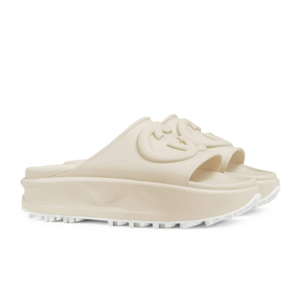 Сланцы Gucci Interlocking "White" Сланцы Gucci Interlocking "White"