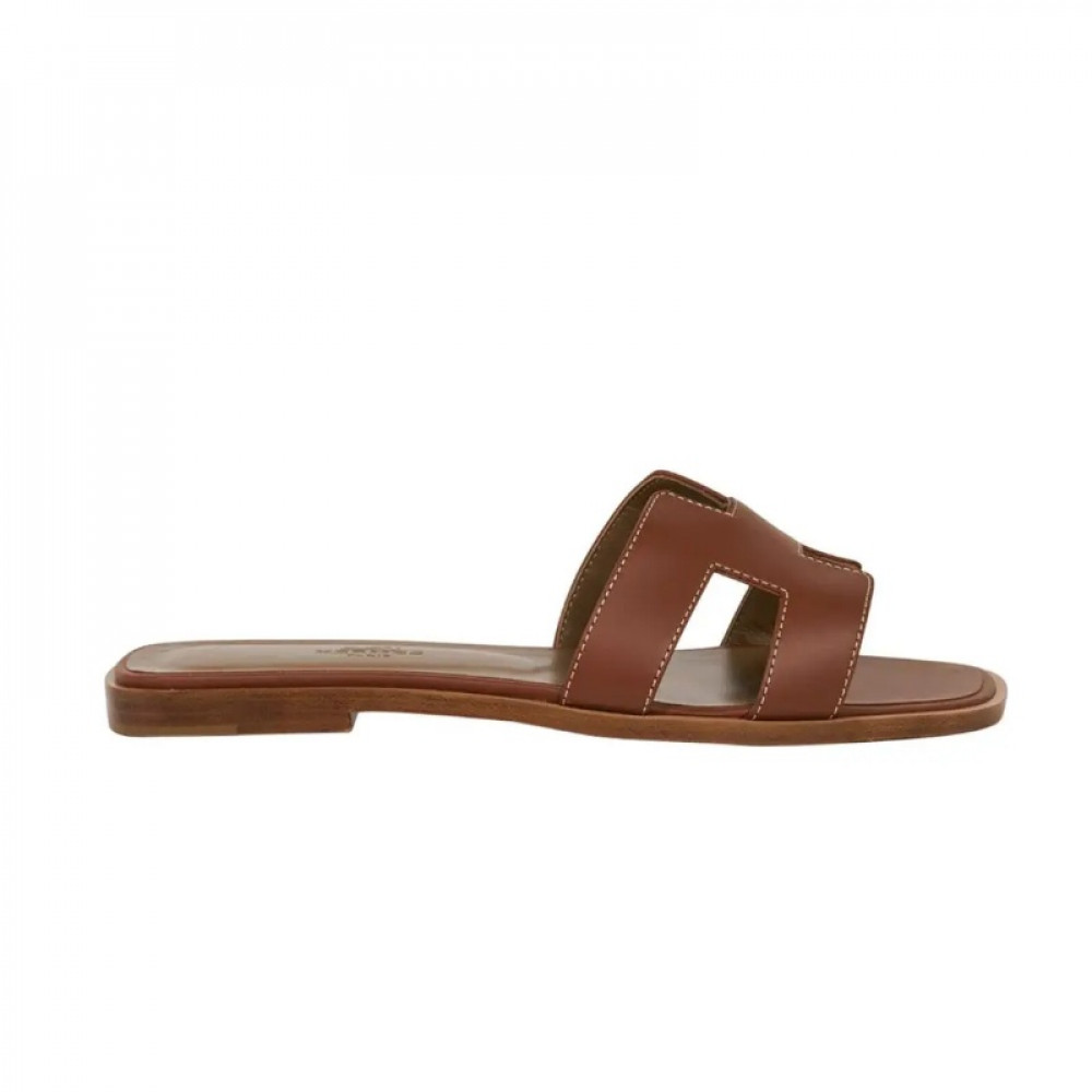 Шлепанцы Hermes Oran "Brown" Шлепанцы Hermes Oran "Brown"