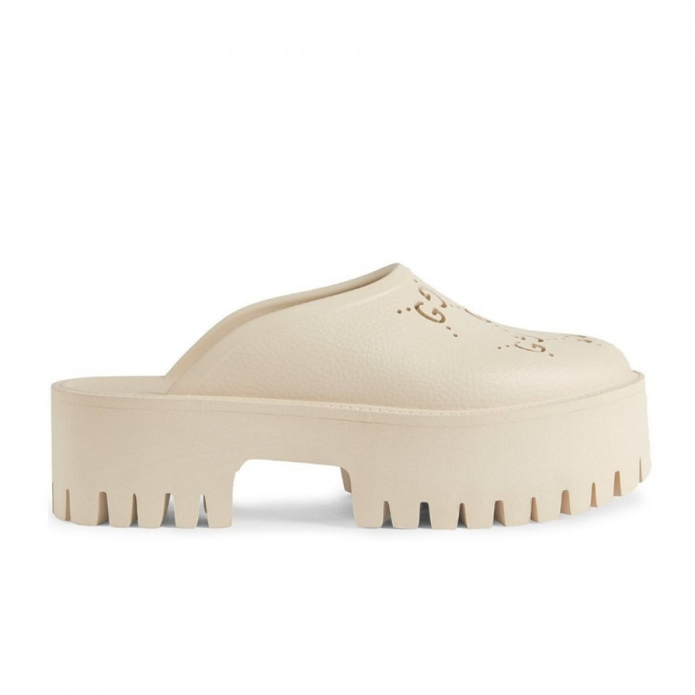 Шлепанцы Gucci GG slip-on "White" Шлепанцы Gucci GG slip-on "White"