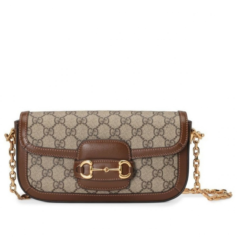 Сумка Gucci mini Horsebit 1955  "Brown"